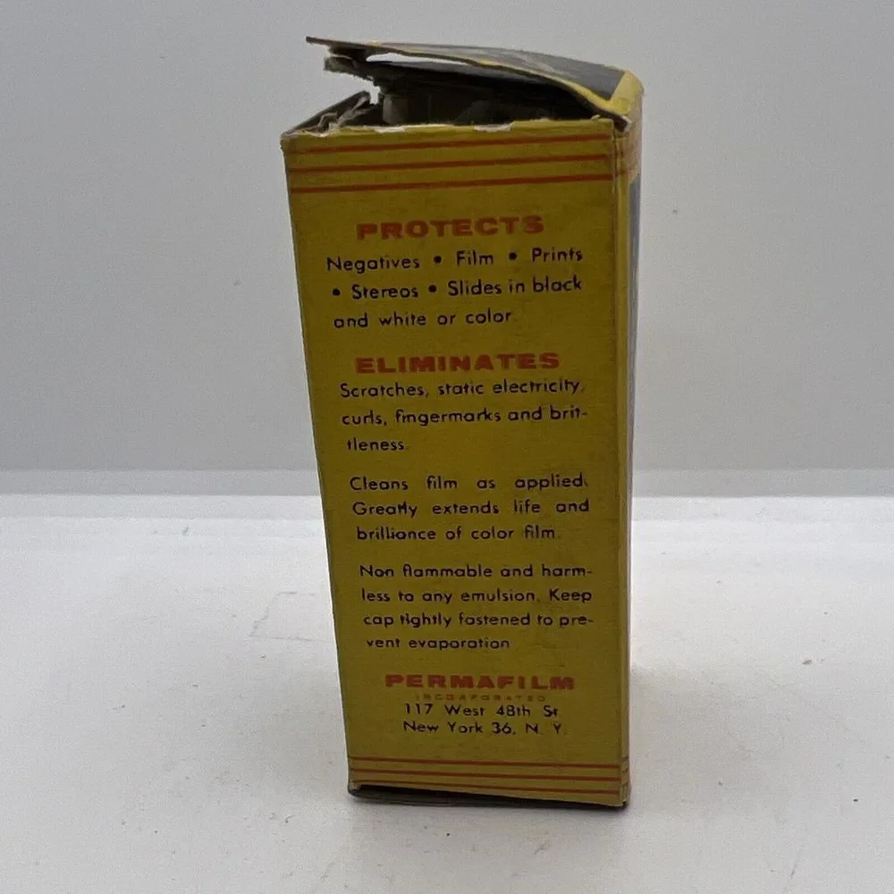 Perma Film Permafilm Preserver‎ Empty Bottle, Cloth, Box